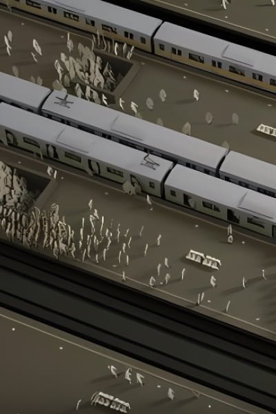 1/100 Train Station